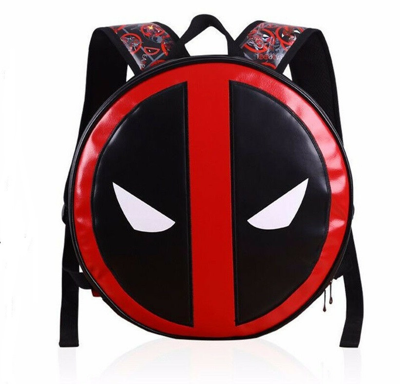 Круглий Рюкзак Дедпул Marvel Deadpool Superhero Logo rucksack DP 205, фото 1