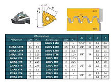 16ER 3 TR LDA DESKAR (Сталь, Нержавіюча сталь, Чавун) Твердосплавна пластина, фото 4
