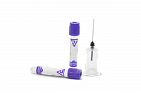 Пробирка для забора капиллярной крови 0,5 мл c К3 ЭДТА, без капилляра стерильная (с фиолетовой крышкой)