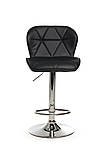 Барний стілець B-70 чорний, фото 6