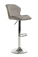 Барний стілець B-70 сірий (тканина)