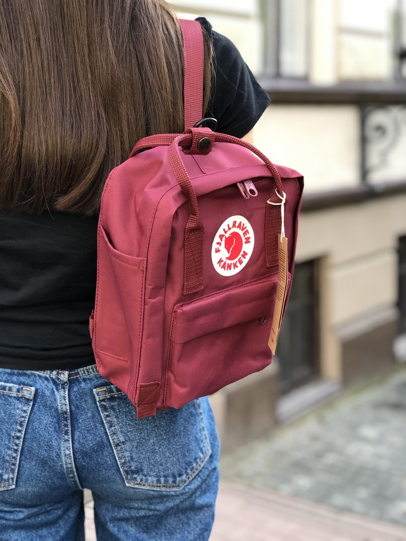 kanken backpack ox red