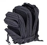 Тактичний штурмовий військовий рюкзак на 43-45 Traum літрів чорний, фото 4