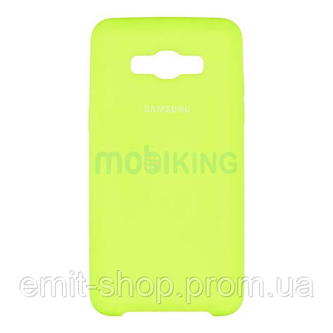 Оригінальний чохол Soft touch для Samsung Galaxy J5 2016 (J510) Lime, фото 2