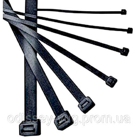 Кабельні хомути ЗМTM ScotchflexTM FS 160 AW-C (160 х 2,5 мм) пластикові стяжки.Чорні