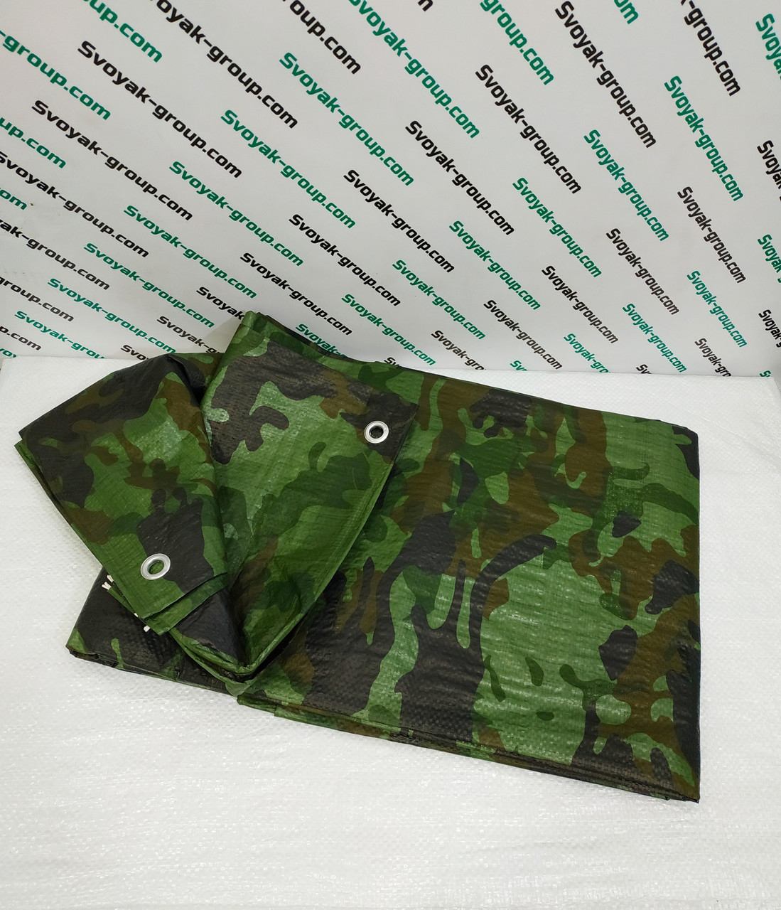 Тент з кільцями 10х12 м, камуфляж "Хакі" 90г\м2.Від сонця,дощу,вітру,снігу,пилу.Полог.