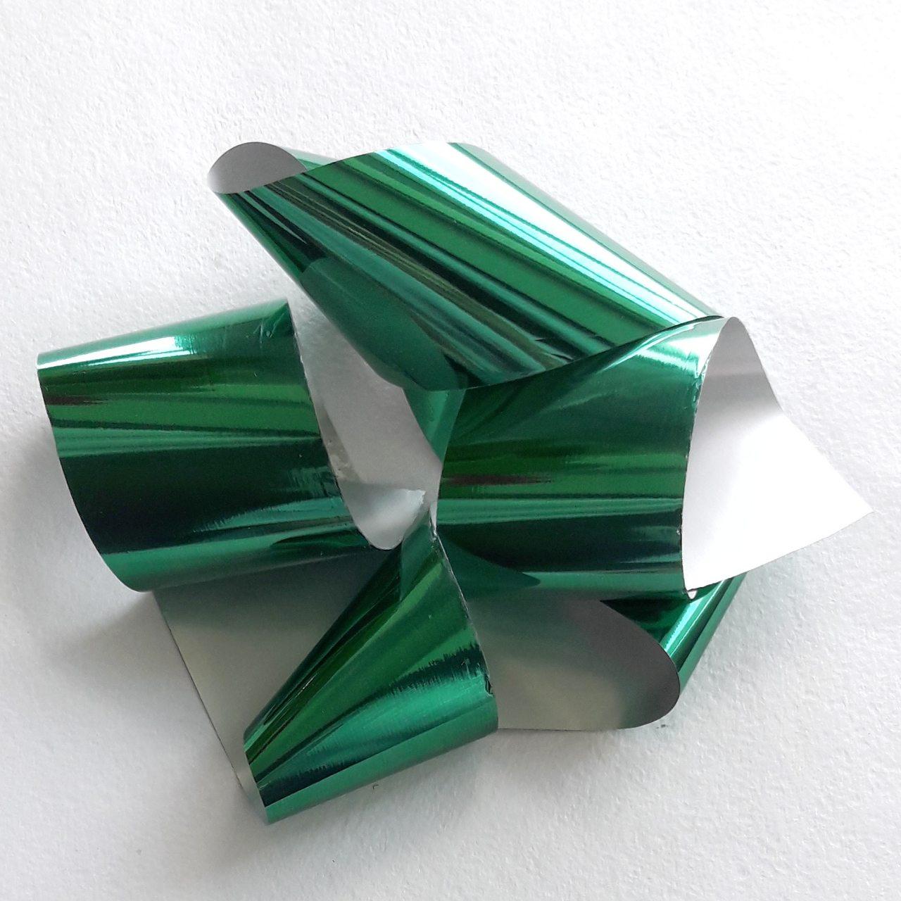 Перекладна фольга смарагд для дизайну нігтів (фольга для лиття) 1 метр ANDI PROF