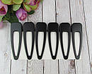 Шпильки для волосся качечки гуртом 8 см метал чорні 6 шт/уп., фото 2