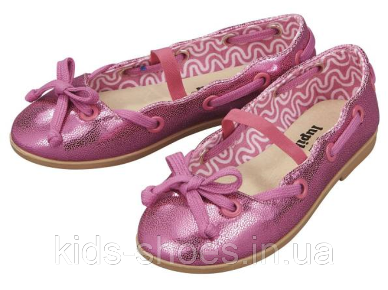Дитячі туфлі-балетки для дівчинки Lupilu 24-30-19 рожеві