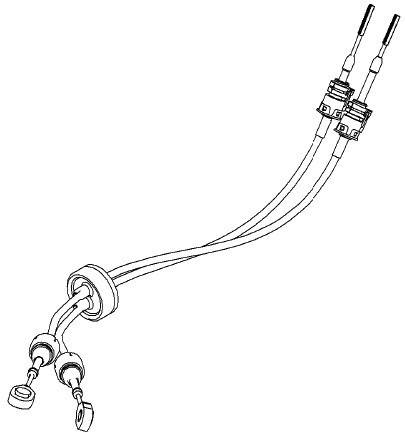 Трос переключения МКПП F23 GM 0758813 0758805 55353815 9126567