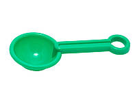 Совочек Jiahe Plastic, 13,5x5,6x2 см, зеленый, пластик (JH1-001G,H,I,J-2)