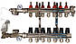Колектор теплої підлоги в зборі з насосом DL 5 виходів 1х3/4, фото 4