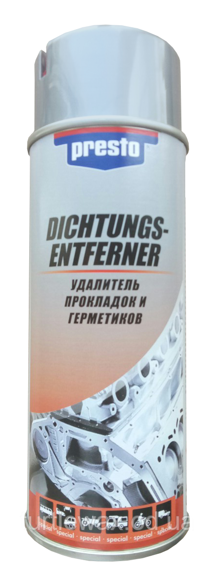 Засіб для видалення прокладок та герметиків Presto 400мл.