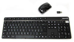 Комплект бездротова клавіатура і миша Medion MD 86360