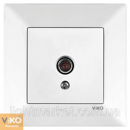 Розетка tv (телевізійна) прихованої установки Viko Meridian 90970010-WH