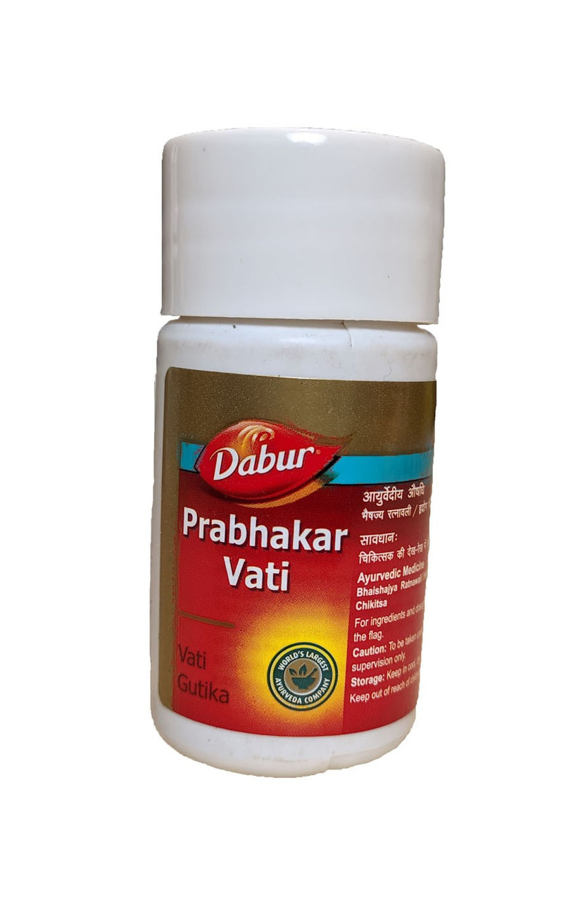 PRABHAKAR VATI(40TAB). DABUR. Прабхакар Ваті ДАБУР