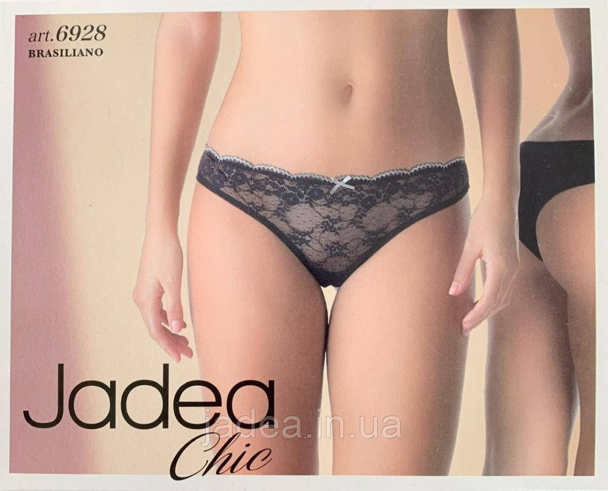 Трусики бразиліана Jadea 6928 nero трусики brasiliano