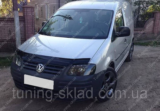 Дефлектор капота Фольксваген Кадди 3 (мухобойка на капот Volkswagen Caddy 3) - фото 2 - id-p95967643