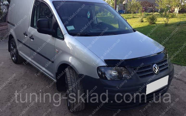 Дефлектор капота Фольксваген Кадди 3 (мухобойка на капот Volkswagen Caddy 3) - фото 3 - id-p95967643