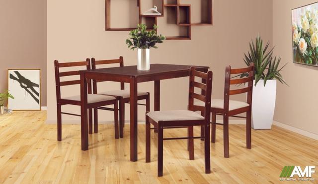 комплект меблів для вітальні АМФ_вариант 2 дерев'яний