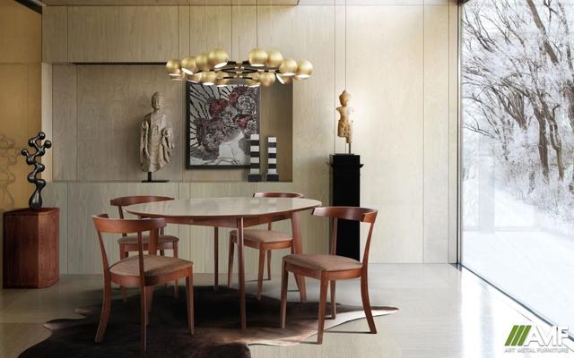 комплект меблів для вітальні АМФ_вариант 3 дерев'яний