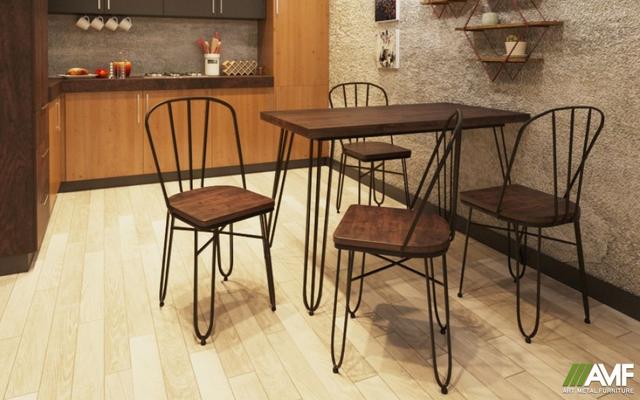 комплект меблів для вітальні АМФ_с металевими елементами варіант 1