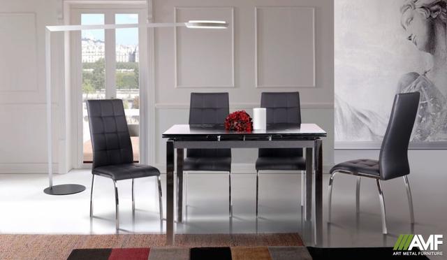 комплект меблів для вітальні АМФ_с м'якими стільцями варіант 2