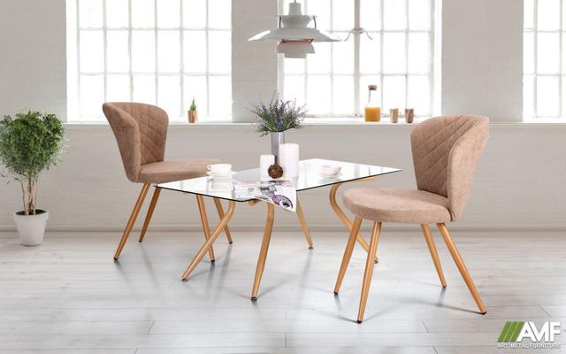 комплект меблів для вітальні АМФ_с м'якими стільцями варіант 5