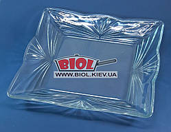 Блюдо скляне квадратне 32х32х3,5 см "Naz" Isfahan Glass 579 (Іран)