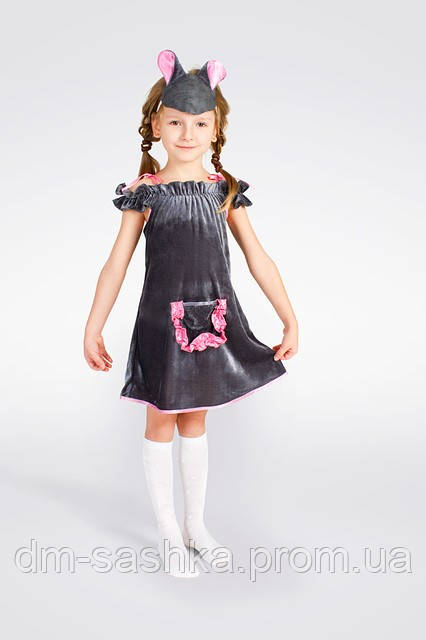 Детский карнавальный костюм для девочки Мышонок 86 (ID#1781877563 ...