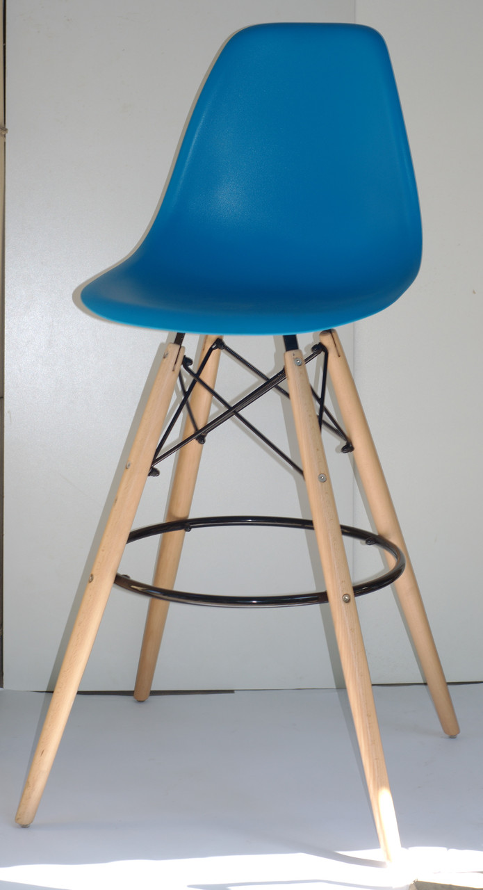 Полубарный стілець Nik Eames, блакитний 51