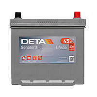 Аккумулятор Deta Senator 3 Carbon Boost Asia 45Ah JR+ 390A