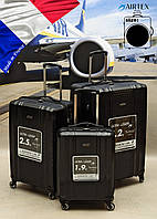 Надежный ! Комплект французских самых легких чемоданов из поликарбоната AIRTEX PARIS 7356