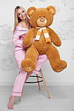 Плюшевий ведмедик Тоша 140 см (5) карамель, фото 2