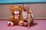 М'яка іграшка ведмедик Сеня (4) 120 см коричневий, фото 2