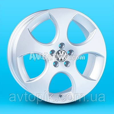Литі диски ZW Volkswagen (A-R163) R17 W7 PCD5x100 ET40 DIA57.1 (silver)