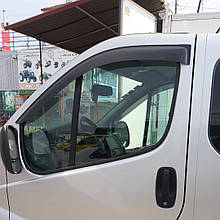 Дефлектори вікон (вітровики) клеючі / накладні Д/про Opel Vivaro 2001 / Nissan Primastar-> 2шт (ANV-AIR)