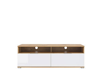 Тумба під ТВ Злата RTV2S в дитячу Дуб Тахо / Білий БРВ Україна