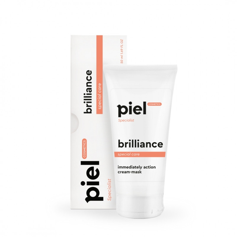 BRILLIANCE Radiance Moisturizing mask Ультразволожувальна крем-маска миттєвої дії Piel cosm