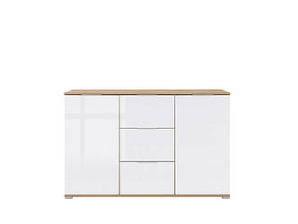 Комод Злата KOM2D3S у вітальню Дуб Тахо / Білий БРВ Україна