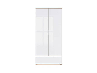 Шафа платяна Злата SZF2D1S у вітальню Дуб Тахо / Білий БРВ Україна