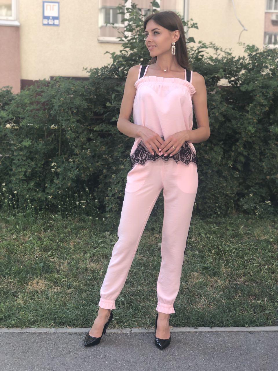 Жіночий костюм з батіста Poliit 7140