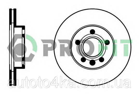 Диск гальмівний передній Profit 5010-1010
