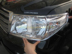 Накладки на фари Toyota Land Cruiser 200 2008-2012