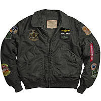 Оригинальная куртка пилот Alpha Industries CWU Pilot X Jacket MJC38014C1 (Sage/Black) MJC38014C1 Оригинальная куртка пилот Alpha Industries CWU Pilot X Jacket MJC38014C1 (Sage/Black)
