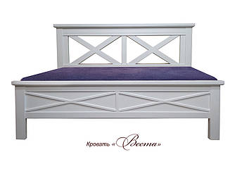 Ліжко з натурального дерева "Веста" 1600 х 2000