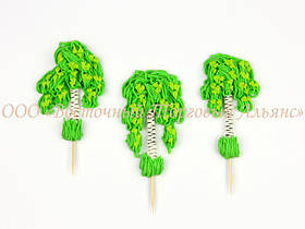 Фігурки з мастики — березки