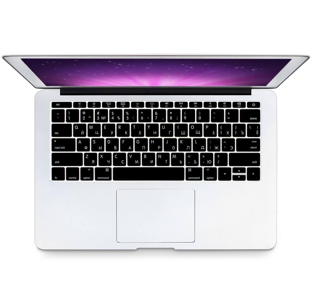 Накладка на клавиатуру MacBook Pro 12, 13 (2016-2017) с русскими буквами - фото 1 - id-p990979165