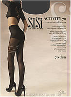 Плотные, прозрачные колготки SISI Activity 70