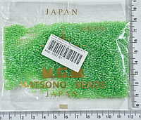 Бисер №11/0 "MATSUNO"-Япония(50гр) №519 прозр св зелёный уп=1шт